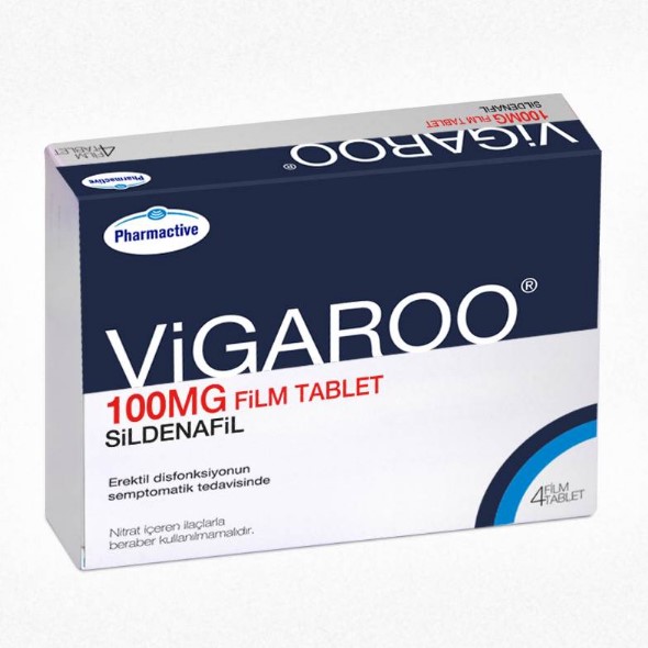 Vigaroo 100 mg 4 Tablet Ereksiyon Hapı