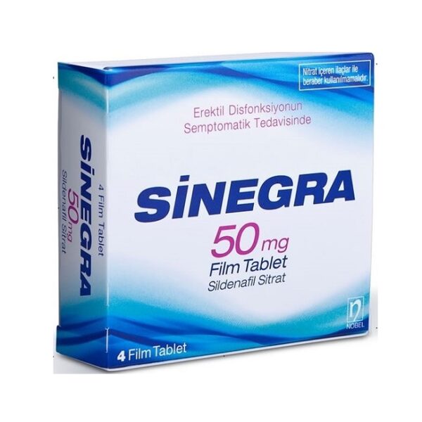 Sinegra 50 Mg 4 Tablet Ereksiyon İlacı